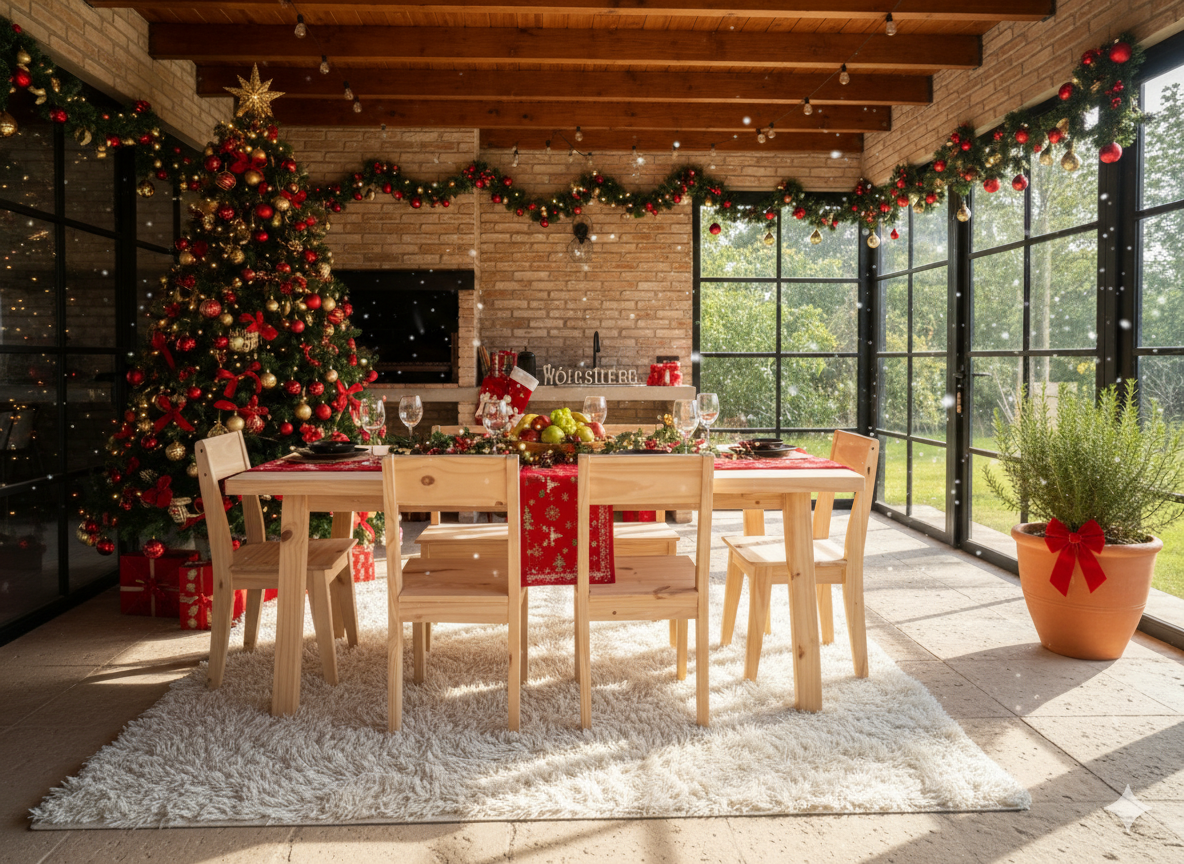 Combo mesa de 1,80 + 6 sillas reforzadas - Combos de pino reforzado en Tigre, Buenos Aires | Medidas: 1,80 x 80 cm  | Fabricación a medida | Stron Muebles